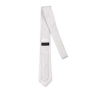Corbata de concurso Equestro x FISE con logotipo bordado Blanco Corbata de concurso Equestro x FISE con logotipo bordado Blanco
