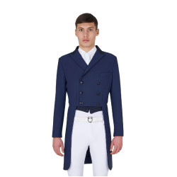 Frac de doma para hombre Equestro en tejido técnico Americana marina Azul marino Frac de doma para hombre Equestro en tejido técnico Americana marina Azul marino
