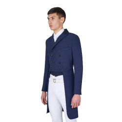 Frac de doma para hombre Equestro en tejido técnico Americana marina Azul marino Frac de doma para hombre Equestro en tejido técnico Americana marina Azul marino