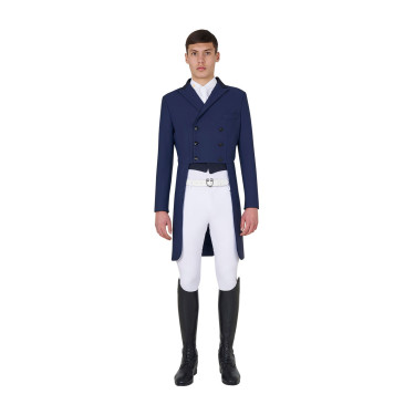 Frac de doma para hombre Equestro en tejido técnico Americana marina Azul marino Frac de doma para hombre Equestro en tejido técnico Americana marina Azul marino