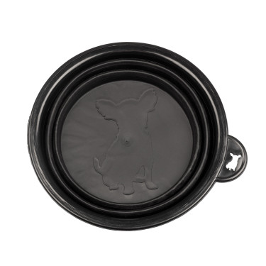 Comedero plegable para perro de talla pequeña Supreme Negro