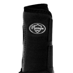Protectores delanteros western Platinum Pro Star Anatomic Negro