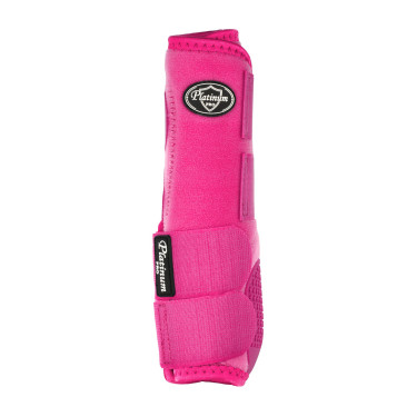 Protectores delanteros western Platinum Pro Star Anatomic Fucsia Rosa