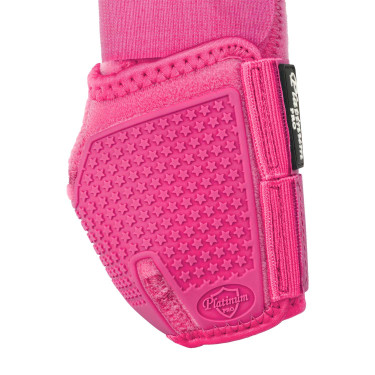 Protectores delanteros western Platinum Pro Star Anatomic Fucsia Rosa