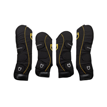 Guetres de transporte Equestro Pro Traveller Negro