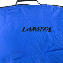 Funda de transporte para silla western Lakota Azúl real