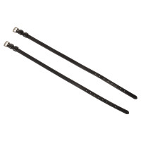 Correas de espuelas Equestro con pasadores fijos Negro