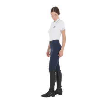 Legging para mujer Equestro ligero de corte slim Americana marina Azul marino Legging para mujer Equestro ligero de corte slim Americana marina Azul marino