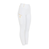 Legging para mujer Equestro ligero de corte slim Blanco