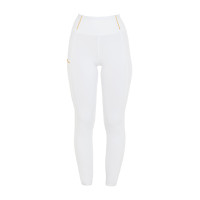 Legging para mujer Equestro ligero de corte slim Blanco