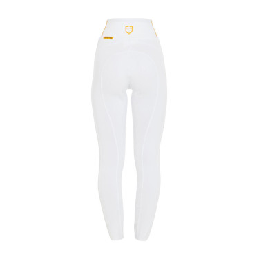 Legging para mujer Equestro ligero de corte slim Blanco