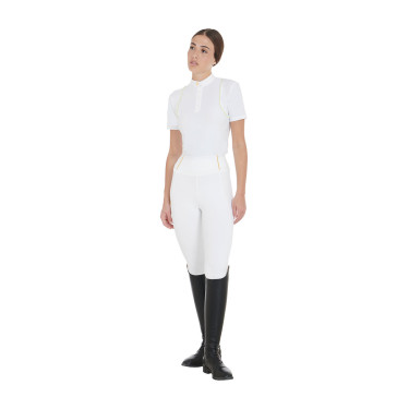 Legging para mujer Equestro ligero de corte slim Blanco