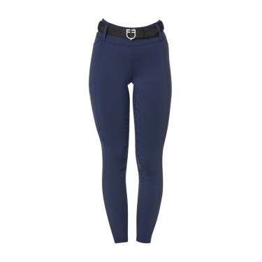 Legging para mujer Equestro de talle alto con trabillas para cinturón Americana marina Azul marino