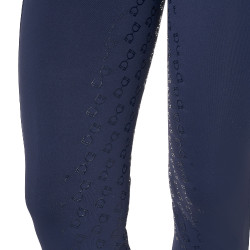 Legging para mujer Equestro de talle alto con trabillas para cinturón Americana marina Azul marino