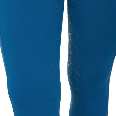 Legging para mujer Equestro de talle alto con trabillas para cinturón Coral azul Legging para mujer Equestro de talle alto con trabillas para cinturón Coral azul