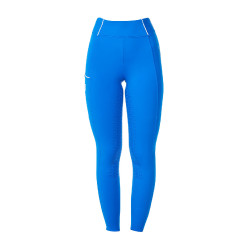 Legging mujer Equestro x FISE full grip corte slim Azul de Savoie