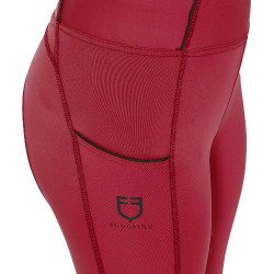 Legging para niña Equestro forrado de polar Scooter Beige