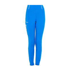 Legging para niña Equestro x FISE full grip corte slim Azul de Savoie