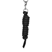 Cabezada ergonómica Equestro con inserciones de cuero Negro / negro