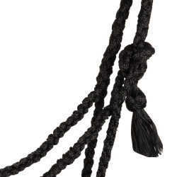 Cabezada de mohair Pool’s motivo Diamond Negro / Gris