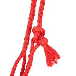 Cabezada de mohair Pool’s motivo Diamond Rojo / beige