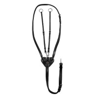 Martingala con anillas Supreme ajustable Negro