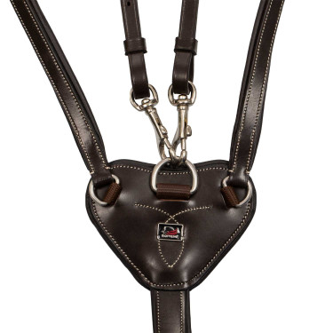 Martingala con anillas Supreme ajustable Marrón oscuro