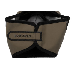 Careta antimoscas Equestro con logotipo frontal Nuez Marrón Careta antimoscas Equestro con logotipo frontal Nuez Marrón