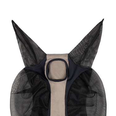 Máscara antimoscas Equestro bicolor de malla Antracita / franela gris