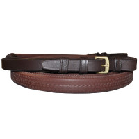 Riendas goma 14mm Chetak Castaño