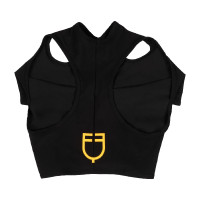 Máscara anti-moscas Equestro de elastano sin orejas malla para ojos Negro