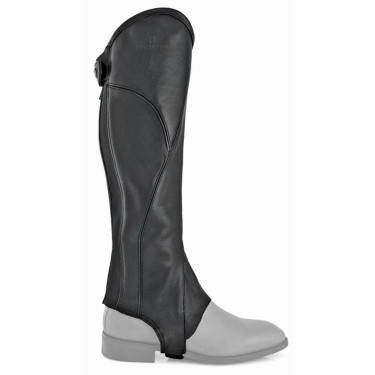 Mini-chaps Equestro Lincoln de cuero Negro