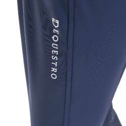 Pantalón de equitación infantil unisex Equestro x FISE con grip en las rodillas Americana marina Azul marino