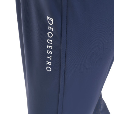 Pantalón de equitación infantil unisex Equestro x FISE con grip en las rodillas Americana marina Azul marino
