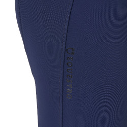 Pantalón de equitación para mujer Equestro con grip en las rodillas de tiro alto Americana marina Azul marino