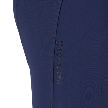 Pantalón de equitación para mujer Equestro con grip en las rodillas de tiro alto Americana marina Azul marino
