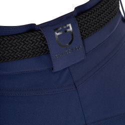 Pantalón de equitación para mujer Equestro con grip en las rodillas de tiro alto Americana marina Azul marino
