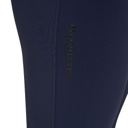 Pantalón de equitación para mujer Equestro con grip en las rodillas, de talle alto y forrado de polar Americana marina Azul mari