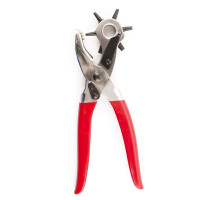 Pinza de cuero básica Umbria Equitazione Roja Rojo