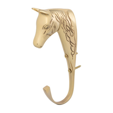 Soporte para brida de caballo en latón macizo Supreme Dorado Oro