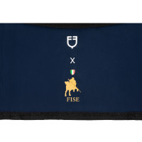 Puerta de box Equestro x FISE con logo bordado Americana marina Azul marino