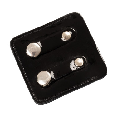 Porta-número de concurso Equestro con cristales Negro