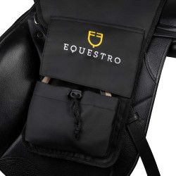 Protectores de estribos Equestro de poliéster Marrón oscuro