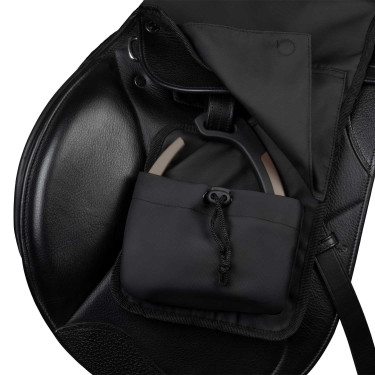 Protectores de estribos Equestro de poliéster Marrón oscuro