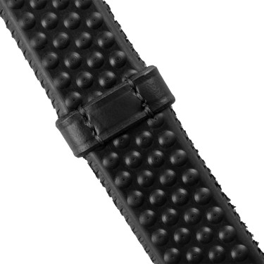 Riendas de goma Equestro Eventa con topes Negro