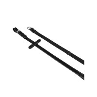 Riendas Equestro con hebillas plateadas Negro