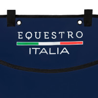 Cortina larga para box Equestro x FISE con logo bordado Americana marina Azul marino