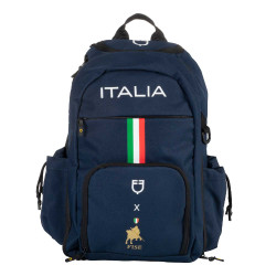 Mochila técnica multipbolsillos Equestro x FISE Americana marina Azul marino