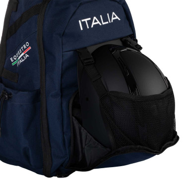 Mochila técnica multipbolsillos Equestro x FISE Americana marina Azul marino