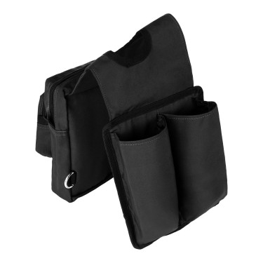 Bolsa de silla western Lakota para pomo Negro